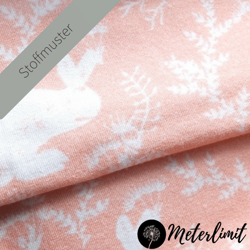 #157 Stoffmuster Meterlimit Jersey Stoff Meterware 20x20cm Produktbild (1)