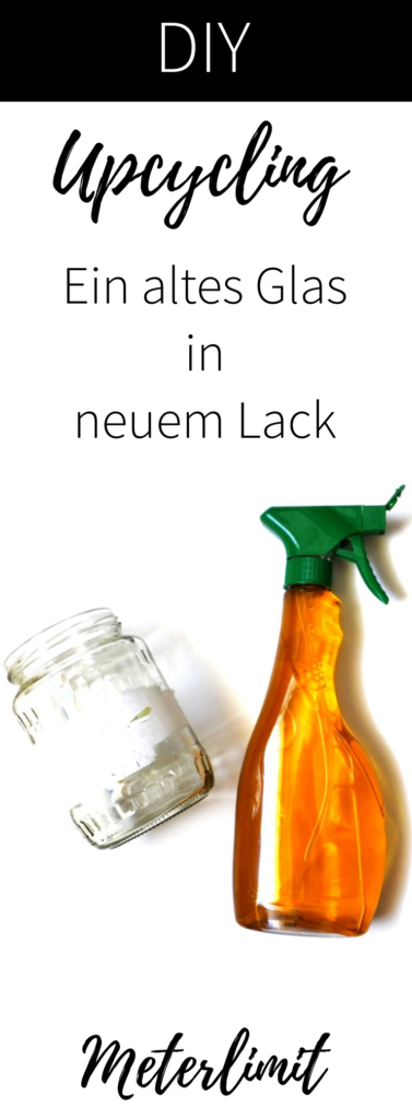Upcycling - Glas mit Kupferlack besprühen und die perfekte Deko selber machen