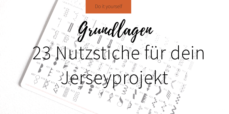 23 Nutzstiche für dein Jerseyprojekt